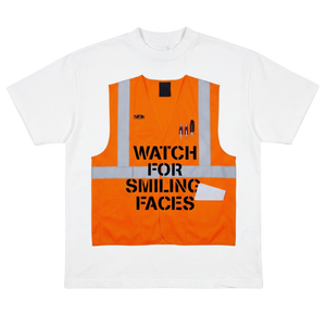 GARMENT 03 — WATCH FOR SMILING FACES VEST TEE