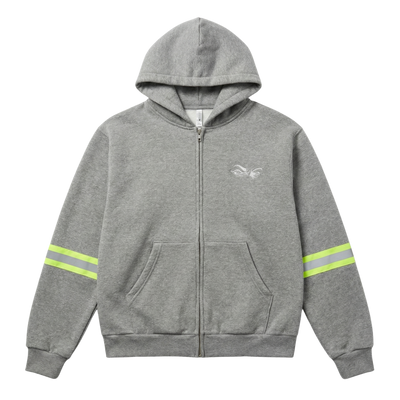 GARMENT 04 — STAY AWARE ZIP HOODIE