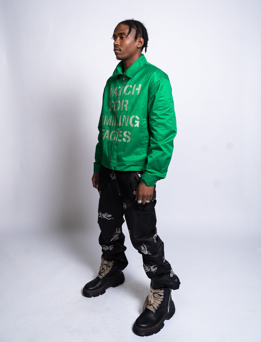 Green Work Jacket — view 1