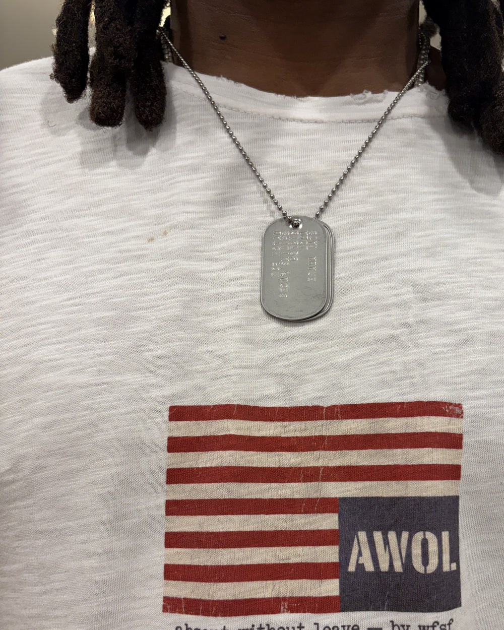 WFSF AWOL Dog Tag — view 3