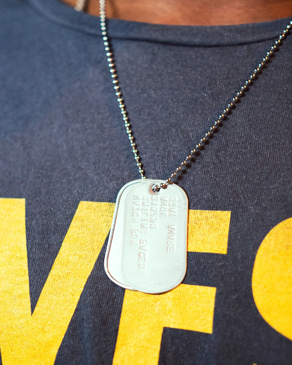 WFSF AWOL Dog Tag — view 2