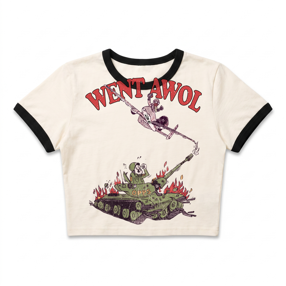 Went AWOL Baby Ringer Tee — view 1