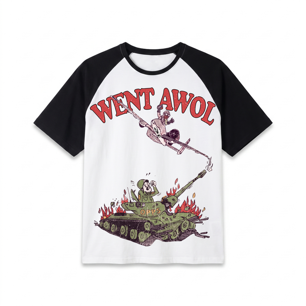 Went AWOL Raglan Tee — view 1